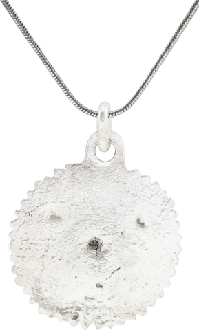 MEDIEVAL CHRISTIAN WHEEL OF FORTUNE AMULET NECKLACE 6TH-10TH CENTURY AD - Fagan Arms