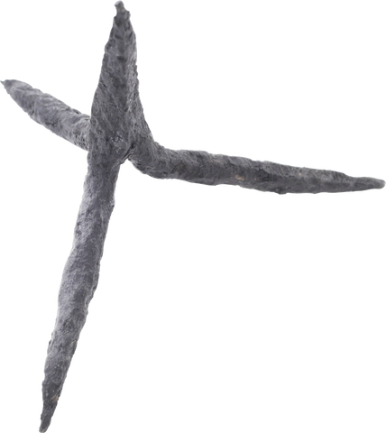 LARGE MEDIEVAL EUROPEAN CALTROP 13TH-15TH CENTURY AD - Fagan Arms