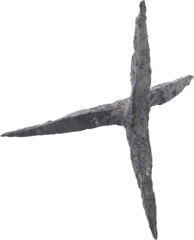 LARGE MEDIEVAL EUROPEAN CALTROP 13TH-15TH CENTURY AD - Fagan Arms