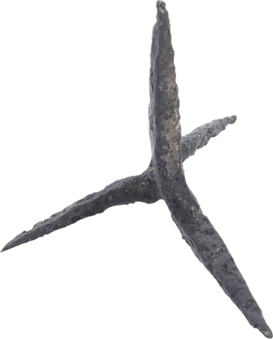 LARGE MEDIEVAL EUROPEAN CALTROP 13TH-15TH CENTURY AD - Fagan Arms