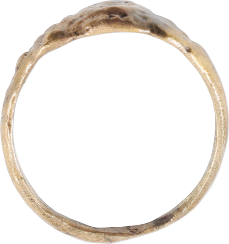 EUROPEAN BETROTHAL RING, 16TH-17TH CENTURY, SIZE 10 - The History Gift Store