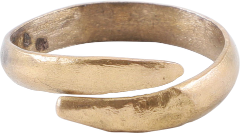 ANCIENT VIKING COIL RING, C.850-1050 AD, SIZE 9 ¼ - The History Gift Store