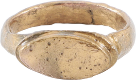 MEDIEVAL/BYZANTINE RING C.8th-10TH CENTURY AD, SIZE 7 ¼ - Fagan Arms