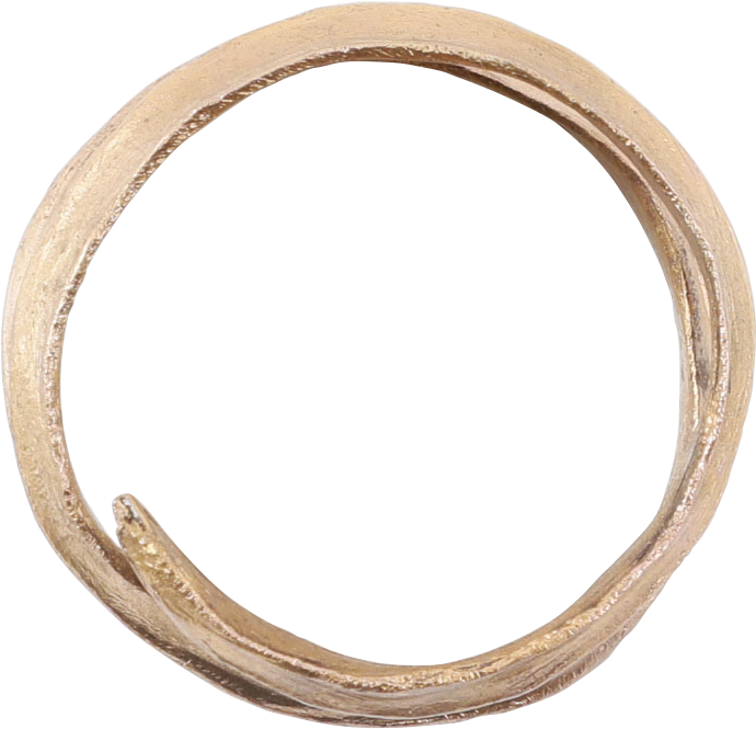 FINE VIKING COIL RING, 850-1050 AD, SIZE 9 ¾ - The History Gift Store