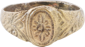 LATE MEDIEVAL WOMAN'S FASHION RING, 15TH-16TH CENTURY AD, SIZE 10 ½ - The History Gift Store