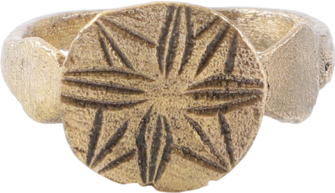 MEDIEVAL EUROPEAN RING, 1400-1700 AD, SIZE 9 - The History Gift Store