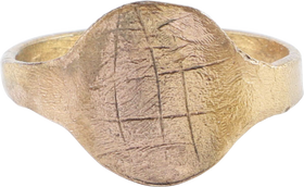 VIKING SHIELD RING C.850-1000AD, SIZE 10 ½ - Fagan Arms