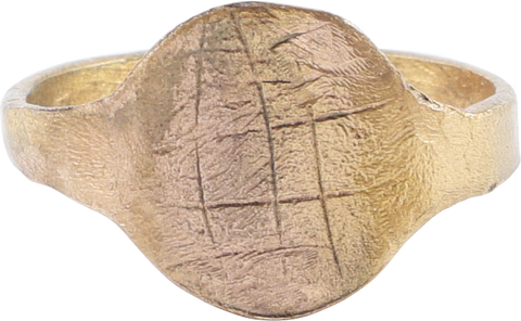 VIKING SHIELD RING C.850-1000AD, SIZE 10 ½ - Fagan Arms