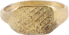 MEDIEVAL BYZANTINE RING C.400-700 AD, SIZE 12 - Fagan Arms