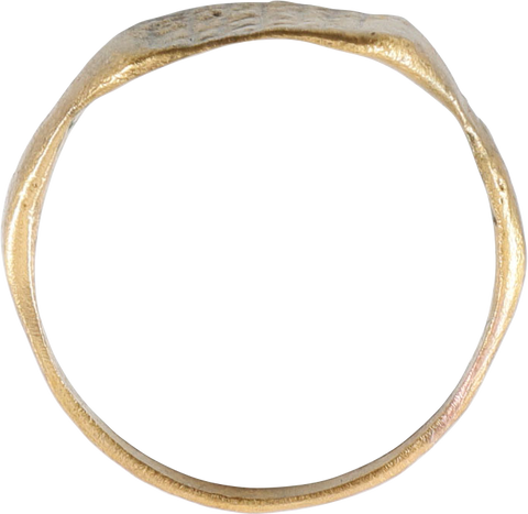 MEDIEVAL BYZANTINE RING C.400-700 AD, SIZE 12 - Fagan Arms