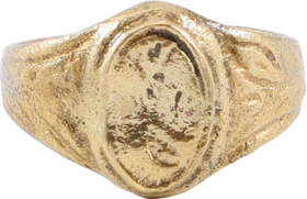 FINE MEDIEVAL EUROPEAN RING, 1400-1600 AD SIZE 5 ¾ - The History Gift Store