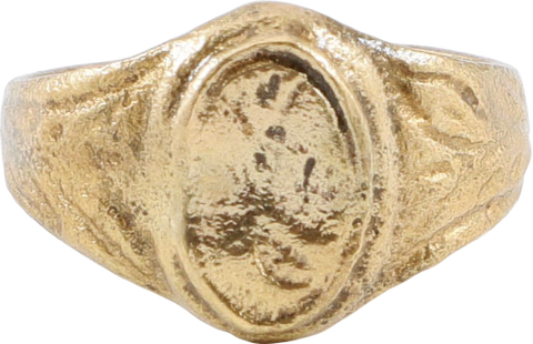 FINE MEDIEVAL EUROPEAN RING, 1400-1600 AD SIZE 5 ¾ - The History Gift Store