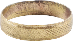 FINE VIKING WEDDING RING, SIZE 9 ½ - The History Gift Store