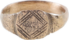 MEDIEVAL EUROPEAN RING, 500-800 AD, SIZE 10 ½ - The History Gift Store