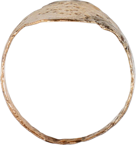 VIKING WOMAN WARRIOR’S SHIELD RING, C.800-1050AD, SIZE 7 ½ - The History Gift Store