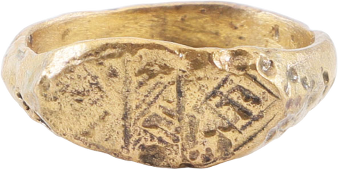 ROMAN SIGNET RING, C.100BC-100AD, SIZE 7 1/2 - Fagan Arms