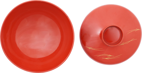 FINE JAPANESE LACQUERED BOWL AND COVER - Fagan Arms