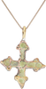 MEDIEVAL UKRAINIAN/RUSSIAN ENAMELED CROSS NECKLACE, 10TH-13TH CENTURY - Fagan Arms