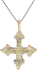 MEDIEVAL UKRAINIAN/RUSSIAN ENAMELED CROSS NECKLACE, 10TH-13TH CENTURY - Fagan Arms