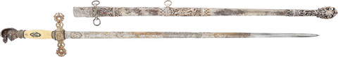 KNIGHTS TEMPLAR SWORD, C. 1900-30 - Fagan Arms