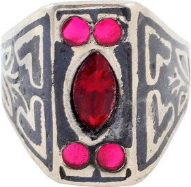 FINE UKRANIAN COSSACK HORSEMAN’S RING 10 ½ - The History Gift Store