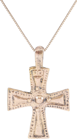 BYZANTINE CROSS PENDANT NECKLACE 6TH-8TH CENTURY AD - Fagan Arms