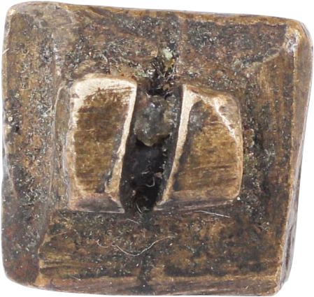 ASHANTI GEOMETRIC GOLD WEIGHT, C.1900, ex: Sir Cecil Armitage Collection - Fagan Arms