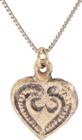 ANCIENT VIKING HEART PENDANT NECKLACE, 866-1067 AD - Fagan Arms