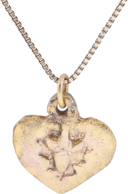 VIKING HEART PENDANT NECKLACE, C.950-1050 AD - Fagan Arms