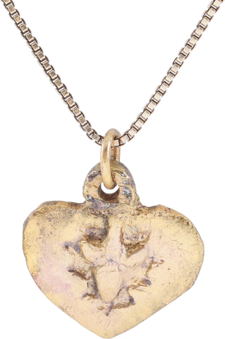 VIKING HEART PENDANT NECKLACE, C.950-1050 AD - Fagan Arms