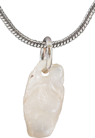 PRECOLUMBIAN STONE PENDANT NECKLACE C.500-1600 AD - Fagan Arms