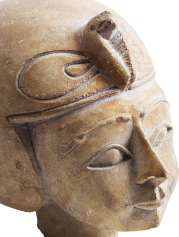 EGYPTIAN GRAND TOUR STONE BURIAL FIGURE, 18TH CENTURY - Fagan Arms