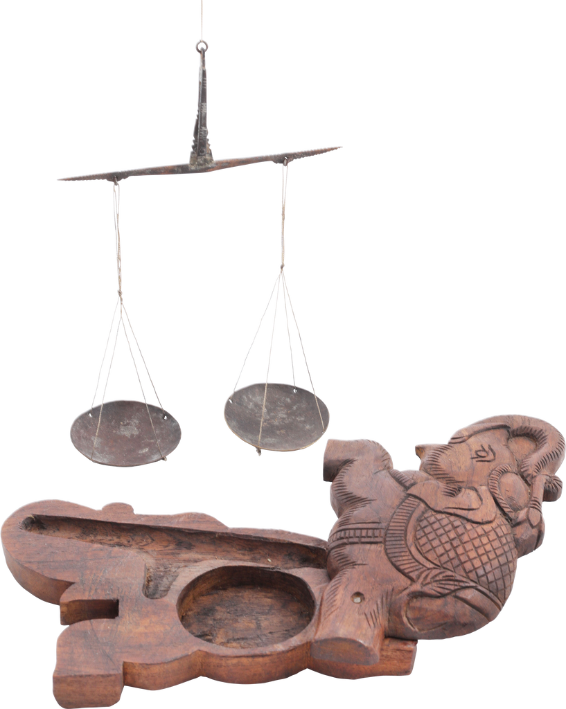 BURMESE OPIUM SCALE SET, 19TH CENTURY - Fagan Arms