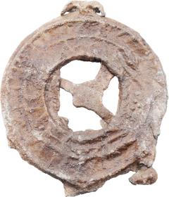 ROMAN LEAD BURIAL MIRROR 1ST-3RD CENTURY AD - Fagan Arms