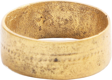 ANCIENT VIKING WEDDING RING, SIZE 8+ - Fagan Arms