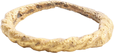 VIKING ROPED OR TWIST WEDDING RING, 866-1067 AD, SIZE 7 ¾ - Fagan Arms