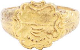 FINE AUSTRO-HUNGARIAN SOLDIER’S RING C.1880-90, SIZE 9 ½ - The History Gift Store