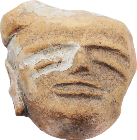 THREE PRE-COLUMBIAN TERRACOTTA HEADS, MEXICO - Fagan Arms