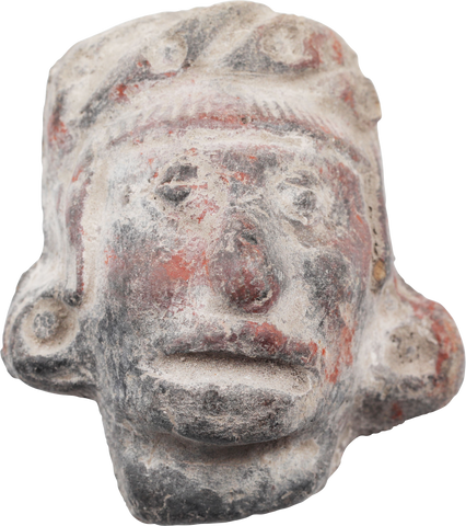 THREE PRE-COLUMBIAN TERRACOTTA HEADS, MEXICO - Fagan Arms