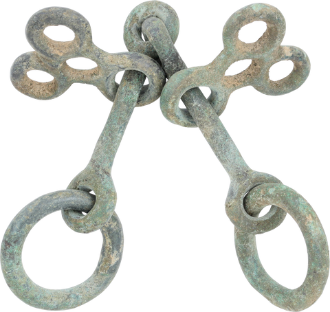 LURISTAN BRONZE HORSE BIT C1000-800 BC - Fagan Arms