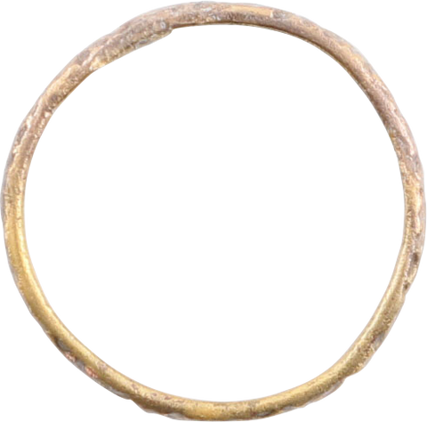 EUROPEAN WEDDING RING, 17TH-18TH CENTURY, FRENCH/FLEMISH, SIZE 6 ¼ - Fagan Arms