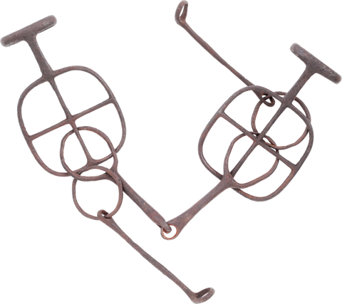 JAPANESE IRON HORSE BIT, 17TH-18TH CENTURY - Fagan Arms