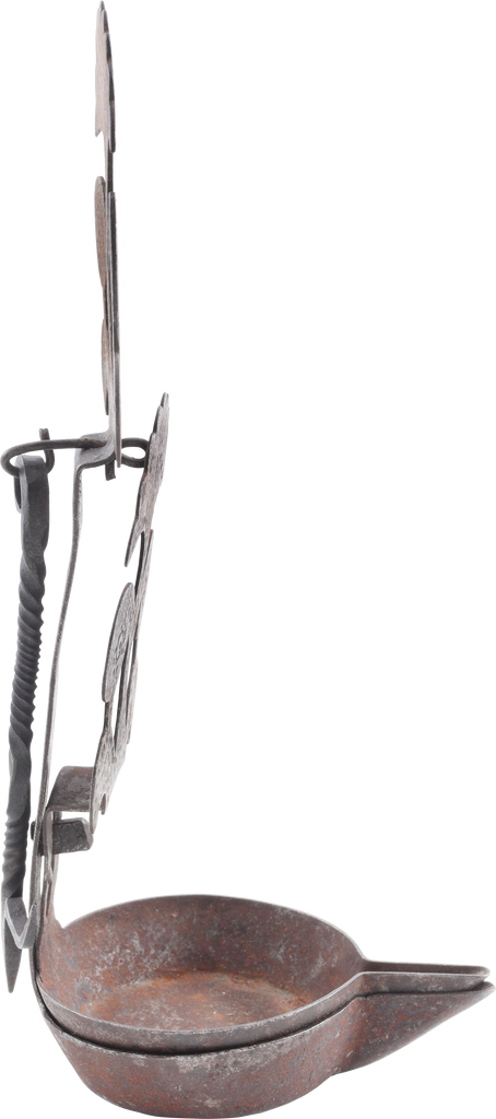 FINE PENNSYLVANIA DOUBLE BETTY LAMP 18TH-EARLY 19TH CENTURY - Fagan Arms