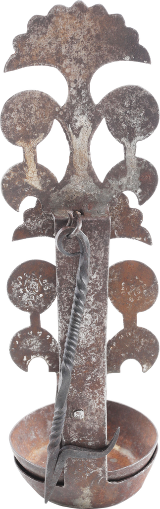 FINE PENNSYLVANIA DOUBLE BETTY LAMP 18TH-EARLY 19TH CENTURY - Fagan Arms