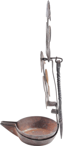 FINE PENNSYLVANIA DOUBLE BETTY LAMP 18TH-EARLY 19TH CENTURY - Fagan Arms