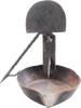 COLONIAL AMERICAN GREASE LAMP, 17TH-18TH CENTURY - Fagan Arms