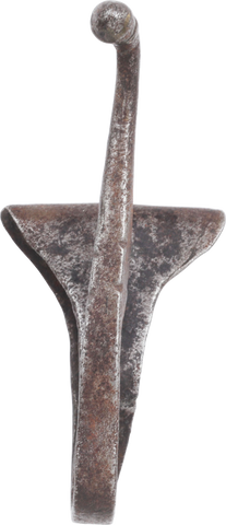 RARE GOTHIC SWORD BELT HOOK, 15th CENTURY - Fagan Arms