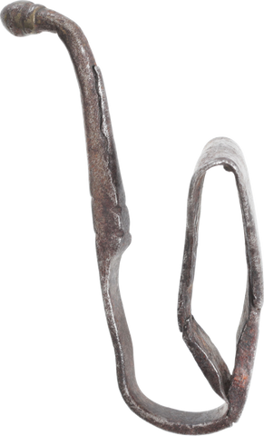 RARE GOTHIC SWORD BELT HOOK, 15th CENTURY - Fagan Arms