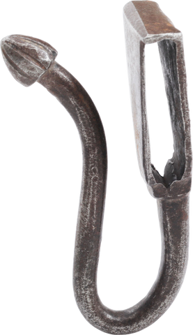 RARE GOTHIC SWORD BELT HOOK, 15th CENTURY - Fagan Arms