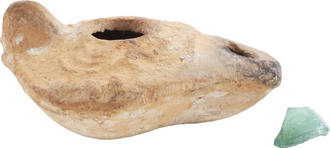 ROMAN/BYZANTINE TERRA COTTA OIL LAMP C.4TH-7TH CENTURY AD - Fagan Arms